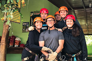 Peter before the Mt. SAC sign. 