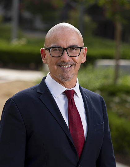 Peter Hidalgo - Candidate for Mt. SAC Board of Trustee - Suit and tie. 